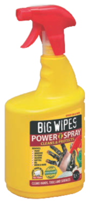 POWER SPRAY BIG WIPES, hitro delujoč čistilni sprey, 1 LITER