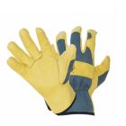 IDEAL-T, LEATHER GLOVE/SPANDEX BACK, RUMENE